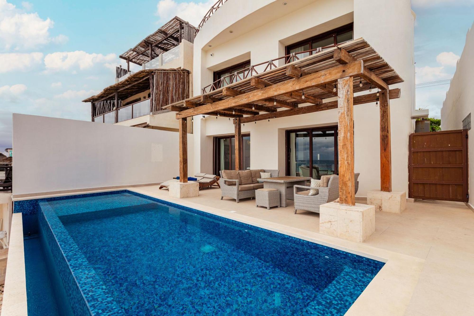 Villa Casa Javi- Ocean Front Located Mid Isla Mujeres Exterior foto